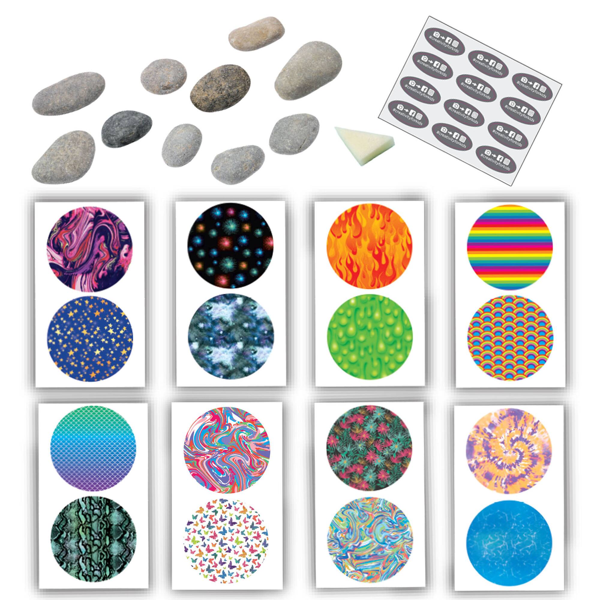 Creativity for Kids® Hide & Seek Hydro Dip Rock Painting Set